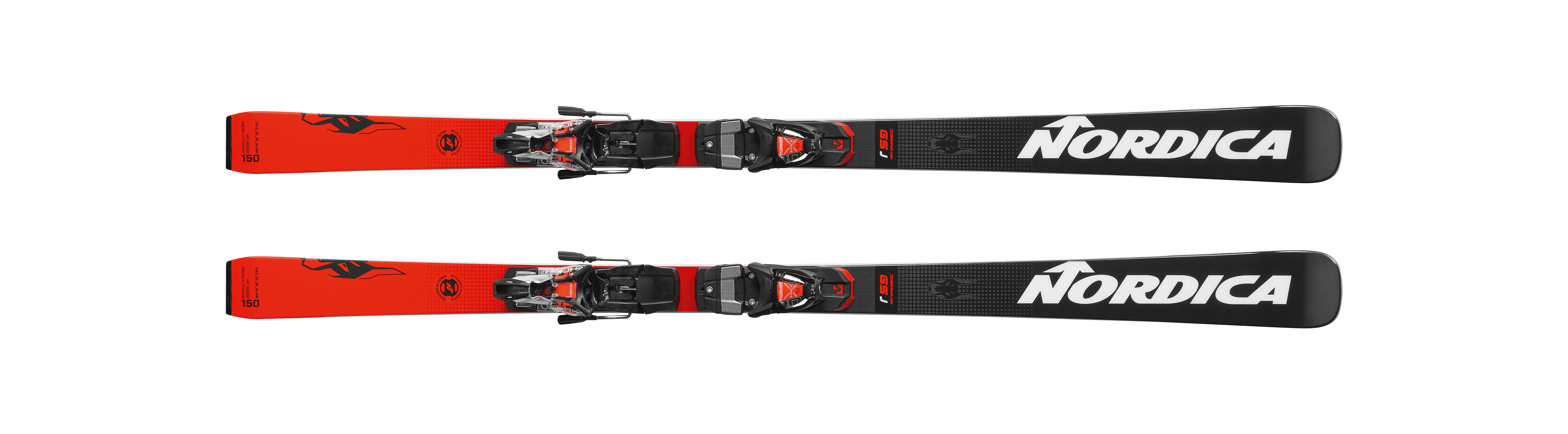 Picture of the Nordica Dobermann gsj plate skis.
